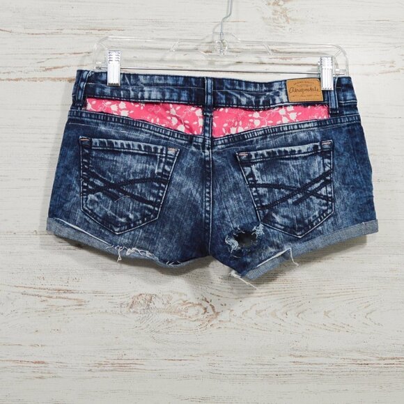 Aeropostale  Shorty Shorts Upcycled Size 0 - Picture 2 of 7